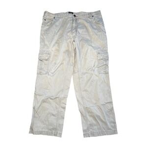 Cabelas Mens Cargo Pants Khaki Tan Mens 40x30 Outdoor Hiking Barn Chore‎